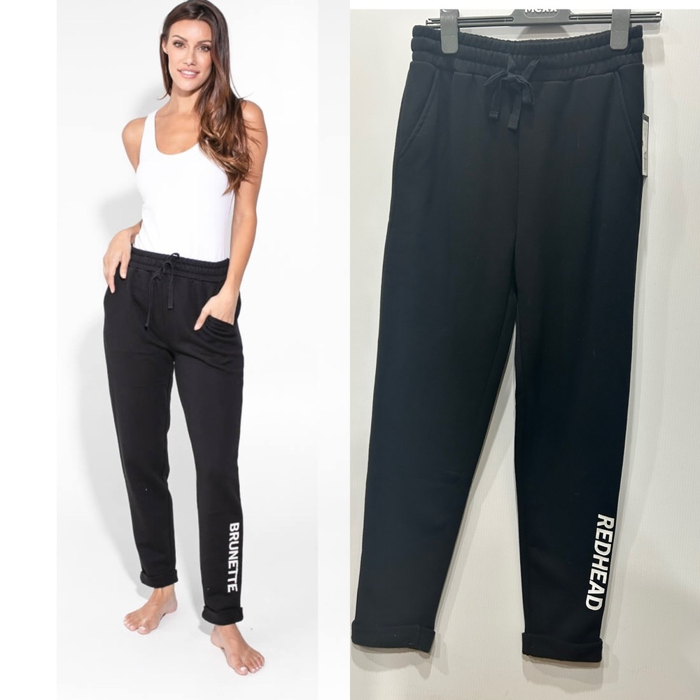 S/M NEW Brunette The Label ‘Redhead’ Jogger